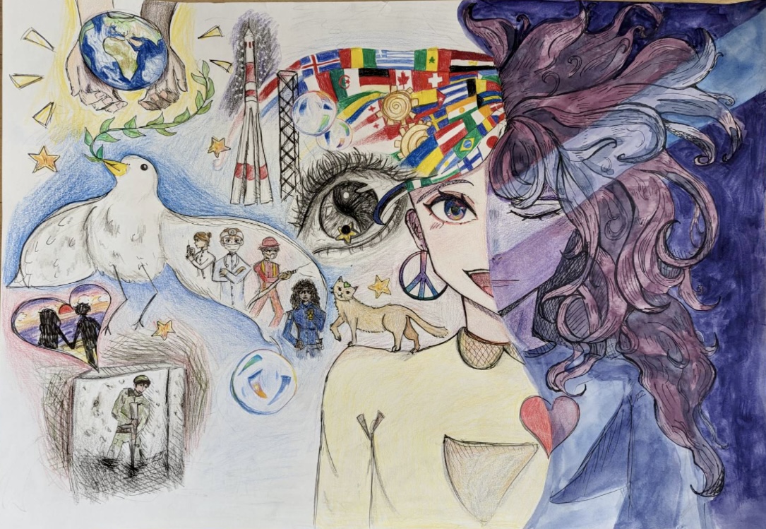 Friedenplakat-Wettbewerb 2. Platz